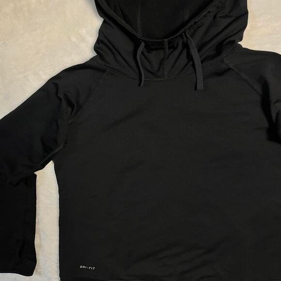 Nike Pro Runners Hoodie Women's M Black Performance Hyperwarm Limitless Pullover - Picture 2 of 8